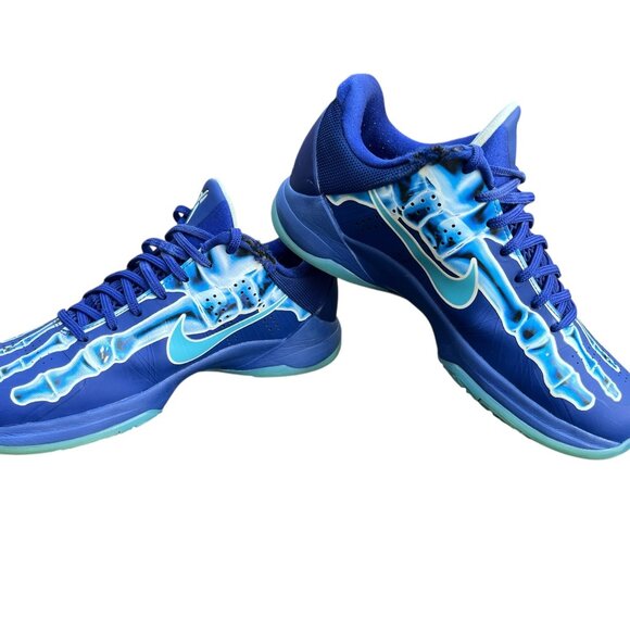 Nike Kobe 5 GS Deep Royal Baltic Blue Youth 6.5Y HM9522-400 - Picture 4 of 7